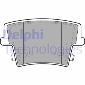 Дискові гальмівні колодки (задні) Delphi LP2035 (фото 1)