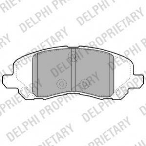 Гальмівні колодки, дискове гальмо (набір) Delphi LP2038 (фото 1)