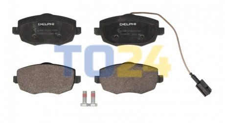 Дискові гальмівні колодки (передні) Delphi LP2064 (фото 1)