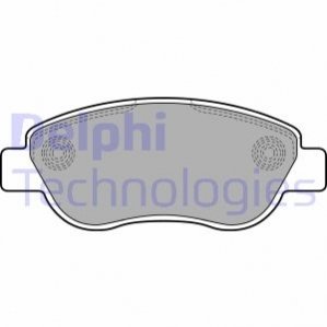 Дисковые тормозные колодки (передние) Delphi LP2075 (фото 1)