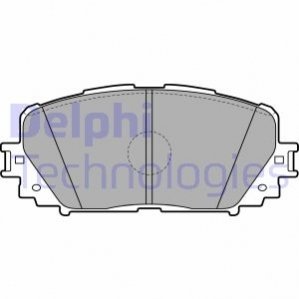 Дисковые тормозные колодки (передние) Delphi LP2123 (фото 1)