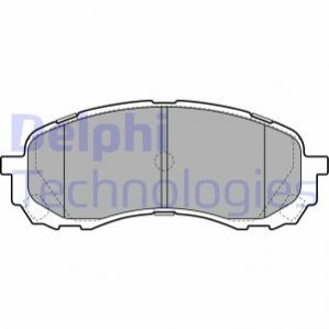 Дисковые тормозные колодки (передние) Delphi LP2128 (фото 1)
