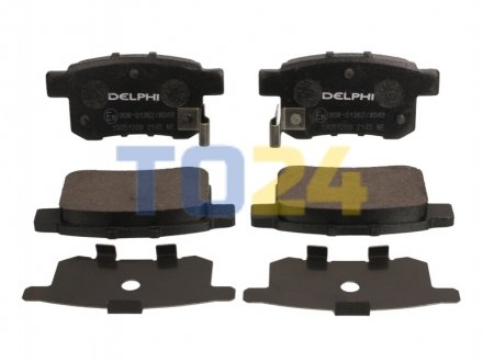 Дискові гальмівні колодки (задні) Delphi LP2145 (фото 1)