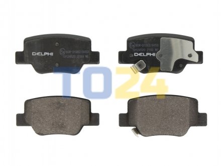 Дисковые тормозные колодки (задние) Delphi LP2193 (фото 1)