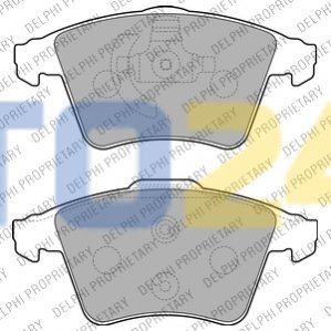 Дисковые тормозные колодки (передние) Delphi LP2224 (фото 1)