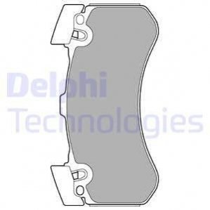 Дисковые тормозные колодки (передние) Delphi LP2283 (фото 1)
