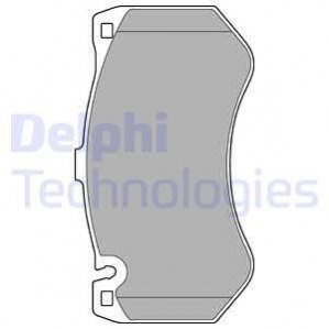 Дисковые тормозные колодки (передние) Delphi LP2290 (фото 1)