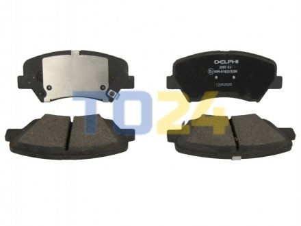 Дисковые тормозные колодки (передние) Delphi LP2293 (фото 1)