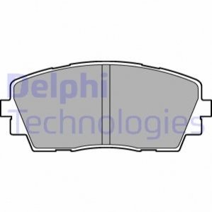 Дисковые тормозные колодки (передние) Delphi LP2296 (фото 1)