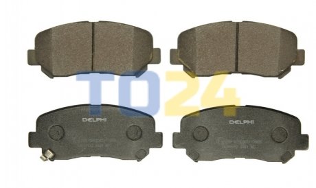 Дискові гальмівні колодки (передні) Delphi LP2481 (фото 1)
