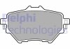 Дисковые тормозные колодки (задние) Delphi LP2505 (фото 1)