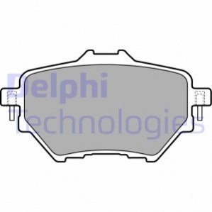 Дисковые тормозные колодки (задние) Delphi LP2505 (фото 1)