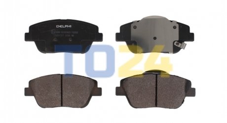 Дисковые тормозные колодки (передние) Delphi LP2688 (фото 1)