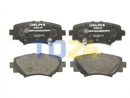 Дискові гальмівні колодки (задні) Delphi LP2702 (фото 1)