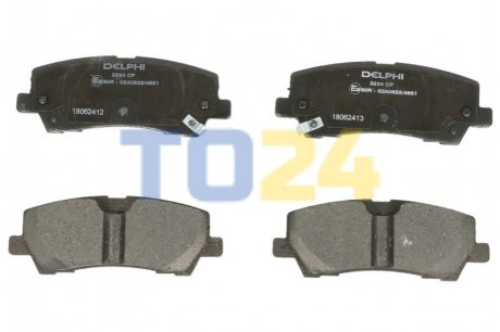 Дисковые тормозные колодки Delphi LP3254 (фото 1)
