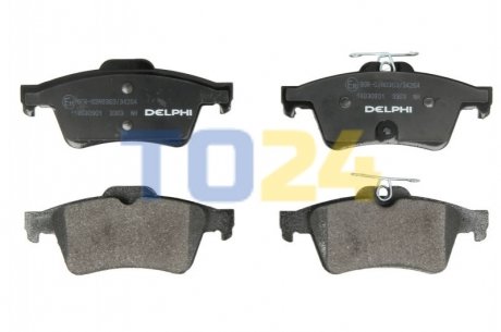 Дисковые тормозные колодки Delphi LP3303 (фото 1)