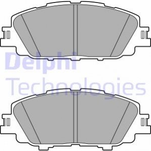 Дисковые тормозные колодки Delphi LP3647 (фото 1)