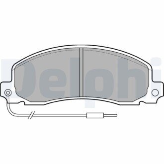 Дискові гальмівні колодки (передні) LP504