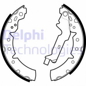 Барабанні гальмівні колодки (задні) Delphi LS1883 (фото 1)