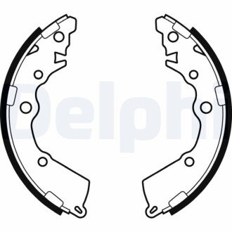 Барабанные тормозные колодки (задние) LS2068