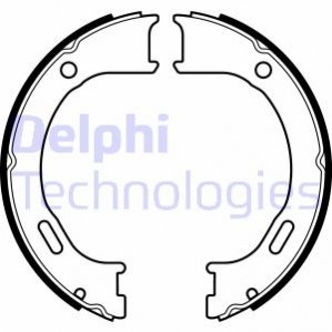 Барабанні гальмівні колодки (задні) Delphi LS2076 (фото 1)