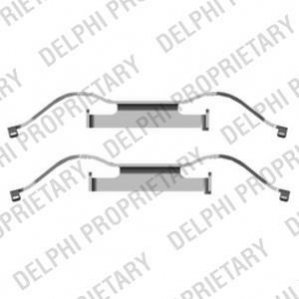 Ремкомплект гальмівних колодок Delphi LX0440 (фото 1)
