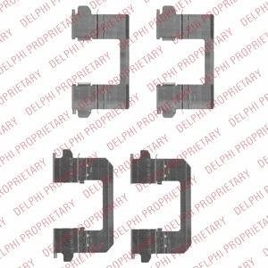 Гальмівні колодки (монтажний набір) Delphi LX0530 (фото 1)