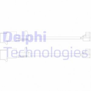 Датчик знесення, гальм. Delphi LZ0246 (фото 1)