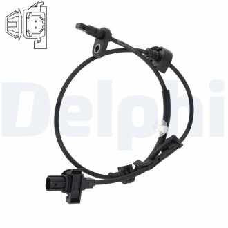 DELPHI HONDA Датчик ABS передній лівий CR-V III 2.0-2.4 06- SS21202-12B1