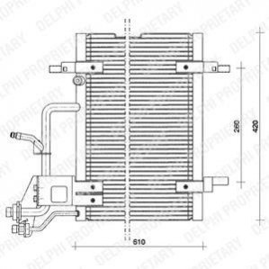 Радиатор кондиционера Delphi TSP0225011 (фото 1)
