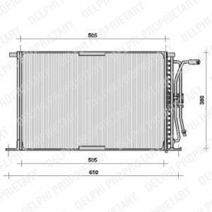 Радиатор кондиционера Delphi TSP0225026 (фото 1)