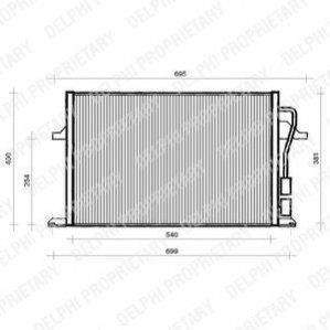 Радиатор кондиционера Delphi TSP0225112 (фото 1)