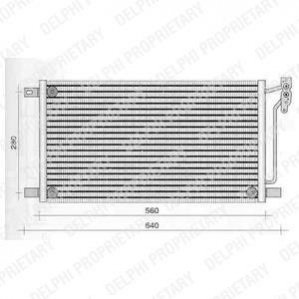 Радиатор кондиционера TSP0225236