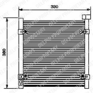 Радиатор кондиционера Delphi TSP0225422 (фото 1)