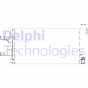 Радіатор кондиціонера Delphi TSP0225676 (фото 1)