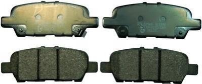 Дисковые тормозные колодки (задние) Denckermann B110998 (фото 1)