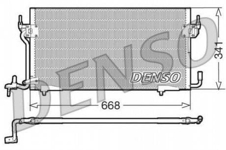 Радиатор кондиционера DENSO DCN07060 (фото 1)
