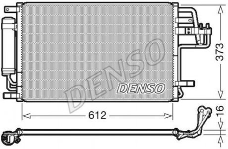 Радиатор кондиционера DCN41007