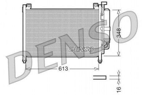 Радиатор кондиционера DENSO DCN44002 (фото 1)