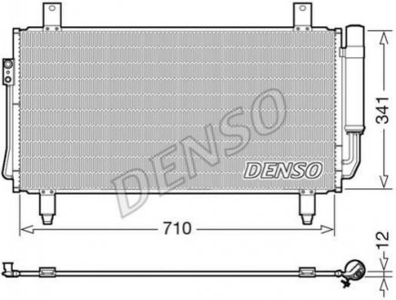 Радіатор кондиціонера DENSO DCN45006 (фото 1)