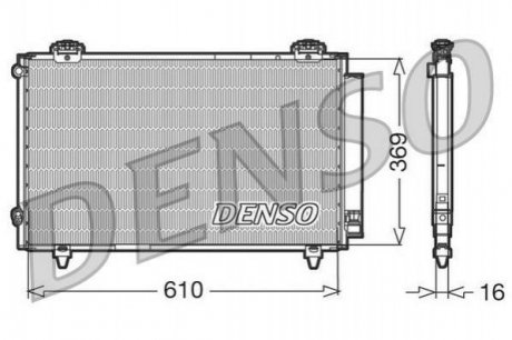Радіатор кондиціонера DENSO DCN50008 (фото 1)