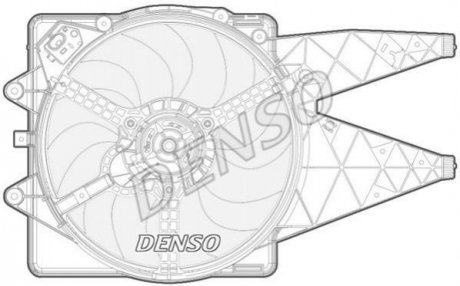 Вентилятор радиатора DENSO DER09092 (фото 1)