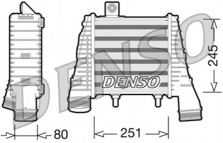 Интеркулер DENSO DIT02008 (фото 1)