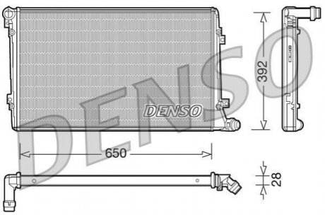 Радиатор DENSO DRM32019 (фото 1)