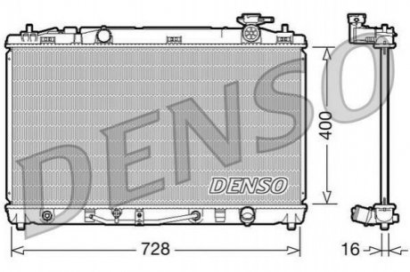 Радіатор DENSO DRM50042 (фото 1)