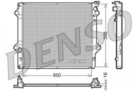 Радиатор охлаждения DENSO DRM50048