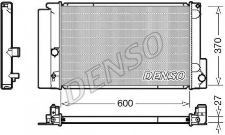 Радиатор DENSO DRM50087 (фото 1)