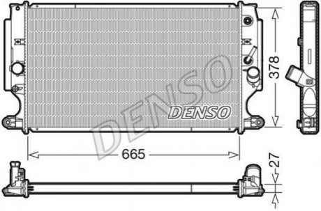 Радіатор DENSO DRM50088 (фото 1)