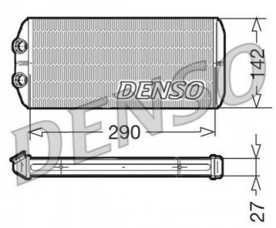 Теплообменник DENSO DRR07005 (фото 1)