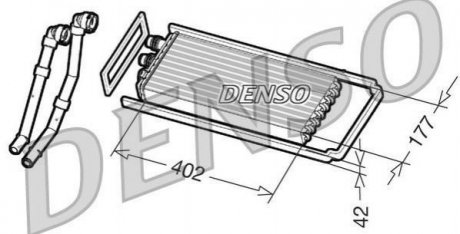 Радиатор печки DENSO DRR12100 (фото 1)